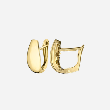 Puffed Omega Earrings - FJC