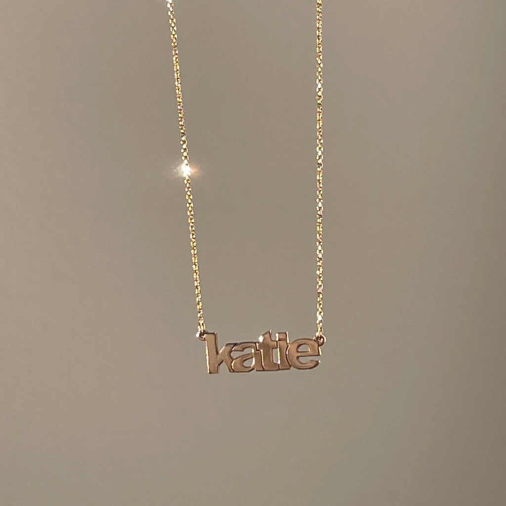 Custom Name Plate Necklace - FJC